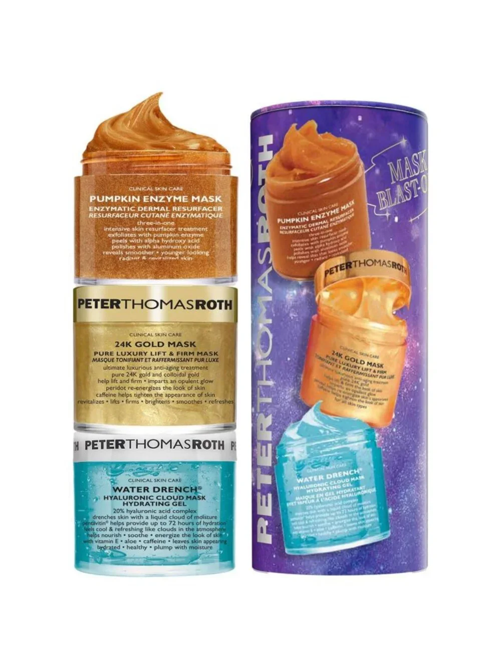 NEW PETER THOMAS ROTH 3-PIECE MASK BLAST OFF GIFT SET *SEALED*
